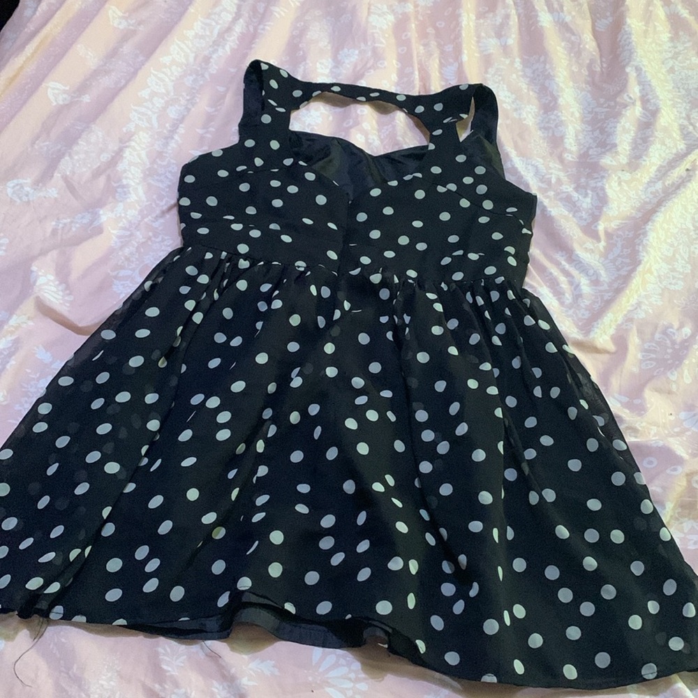 Polka dot rampage dress size L - Picture 2 of 5